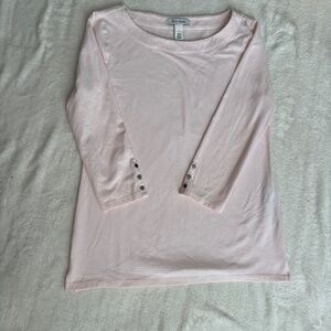 White House Black Market Blush Long Sleeve